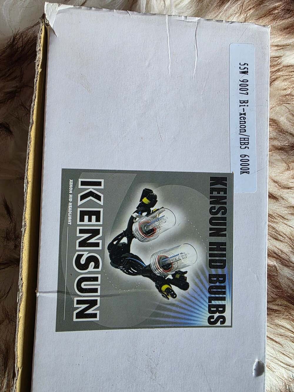 Kensun Hid Xenon 55W 9007 Bi-Xenon Bulbs 6000K